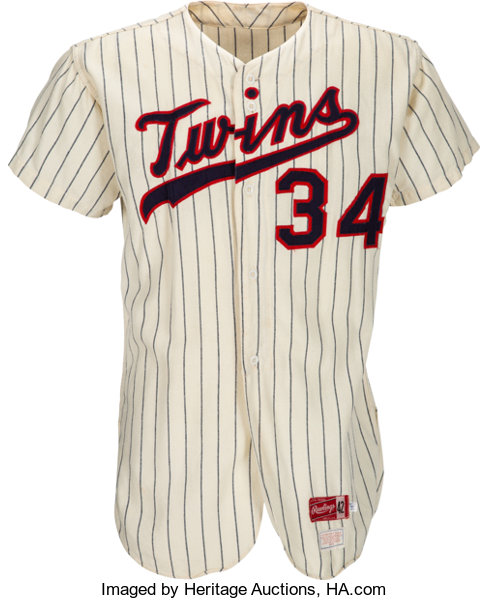 1971 Minnesota Twins Salesman's Sample Jersey.  Baseball