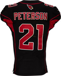 2018 Patrick Peterson Game Worn & Unwashed Arizona Cardinals Color