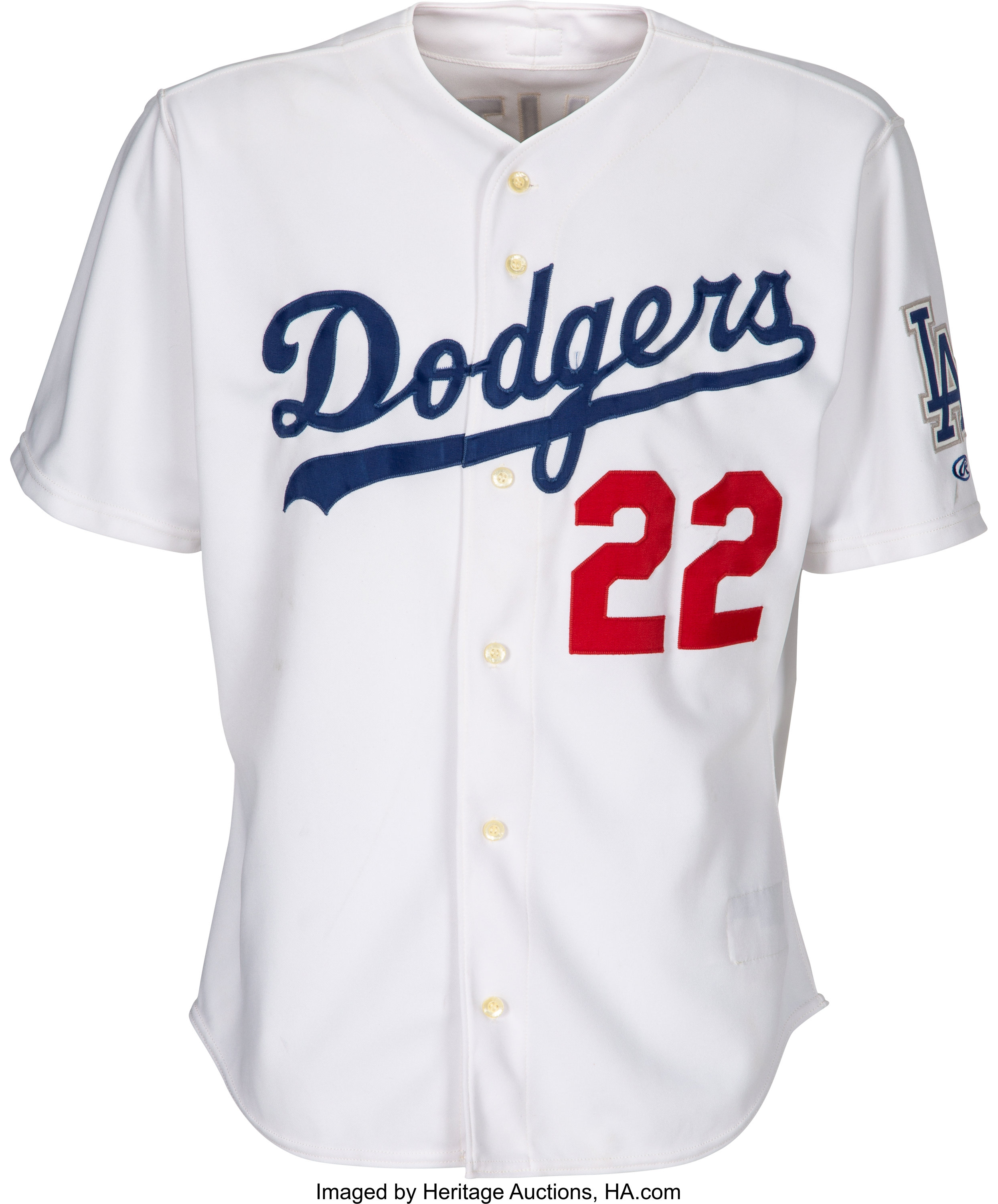 2000 Los Angeles Dodgers Game Worn Jersey from The Devon White Lot