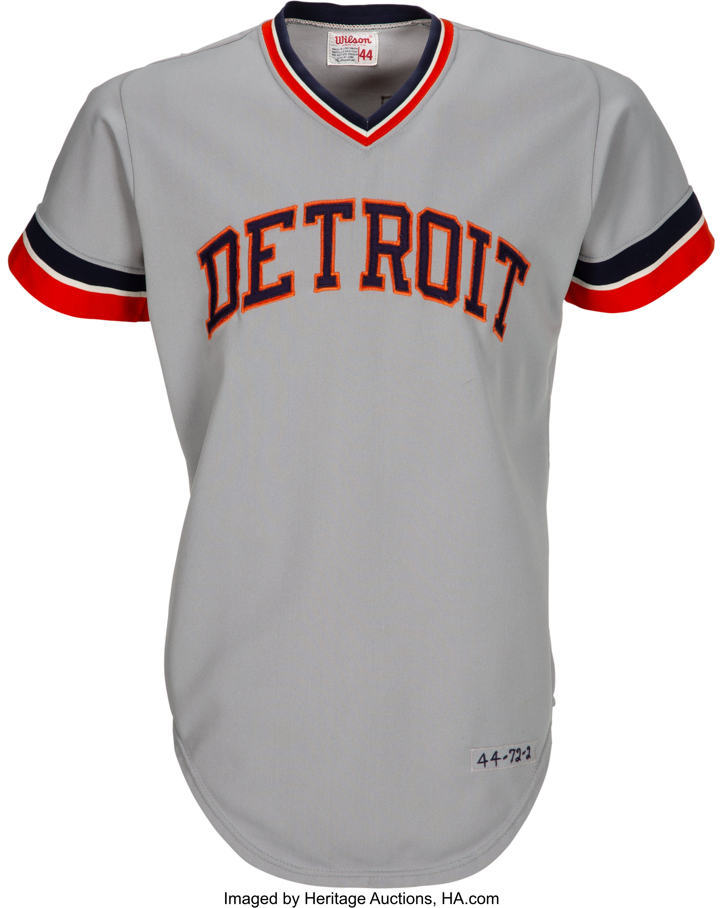 1972 Al Kaline Game Worn Detroit Tigers Uniform. Baseball, Lot #50077