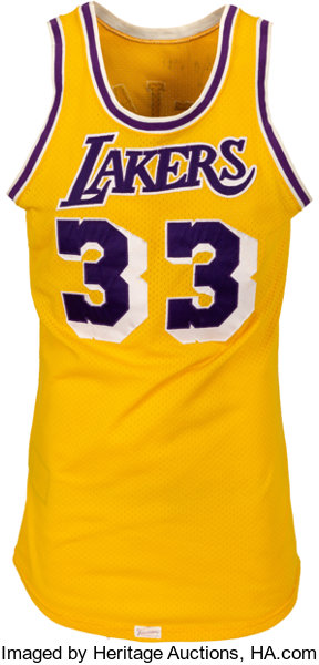 Kareem Abdul-Jabbar Autographed and Framed Los Angeles Lakers Jersey