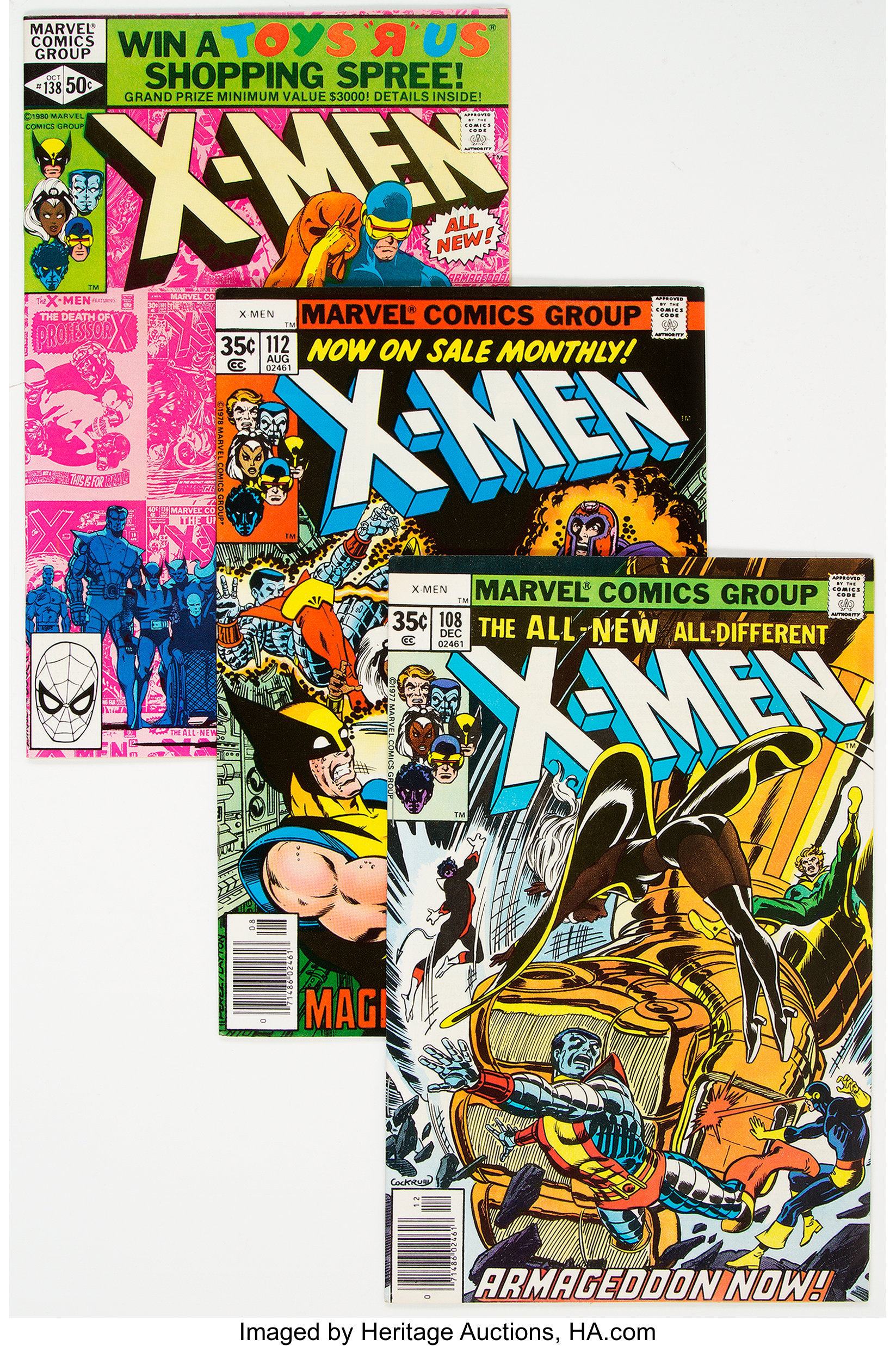 X Men Group Of 39 Marvel 1977 93 Condition Average Nm Lot Heritage Auctions