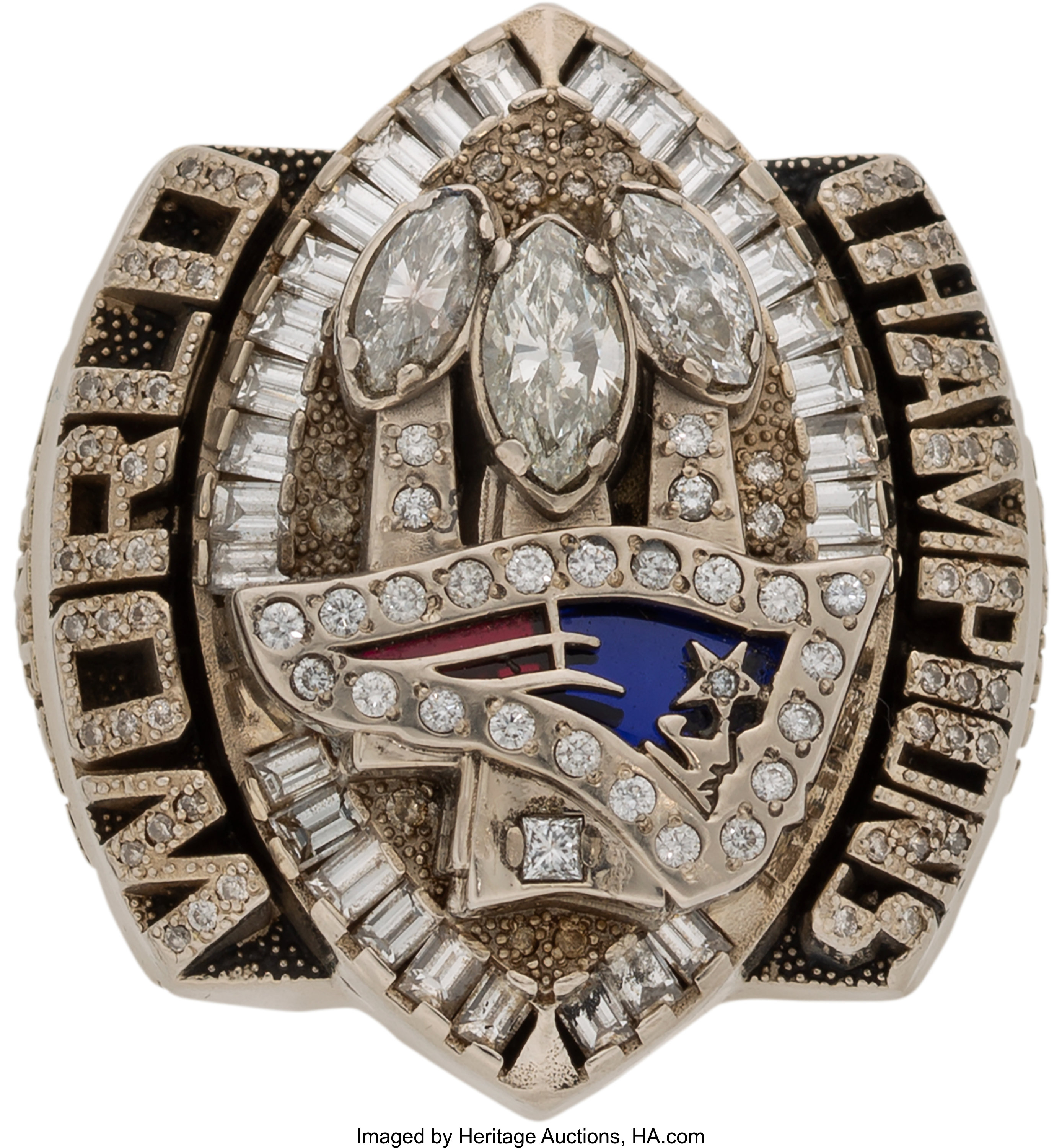 2004 New England Patriots Super Bowl XXXIX Championship Ring, Lot #50110