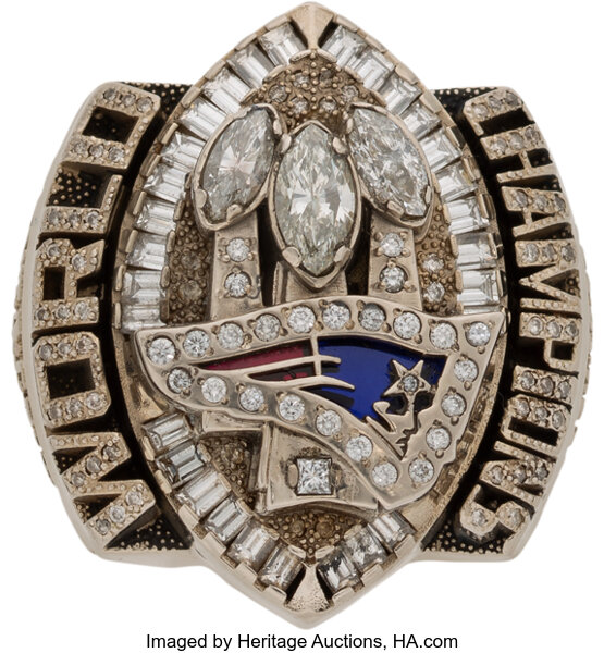 2004 New England Patriots Super Bowl XXXIX Championship Ring