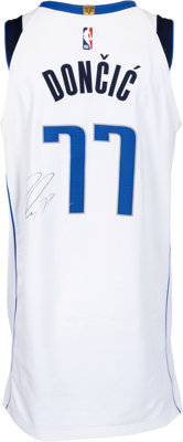 Luka Doncic Dallas Mavericks Skyline Rookie Year Jersey 2018 Men's L