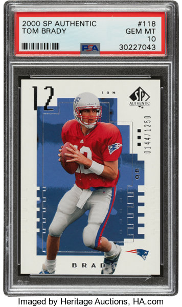 2000 SP Authentic Tom Brady