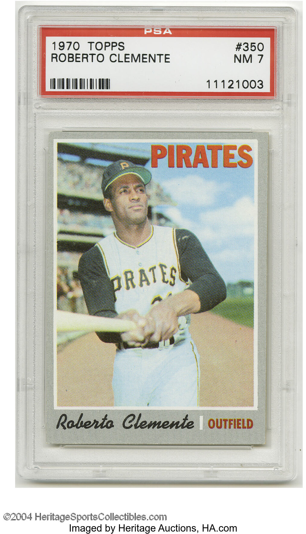 1970 Topps Roberto Clemente #350 PSA 2