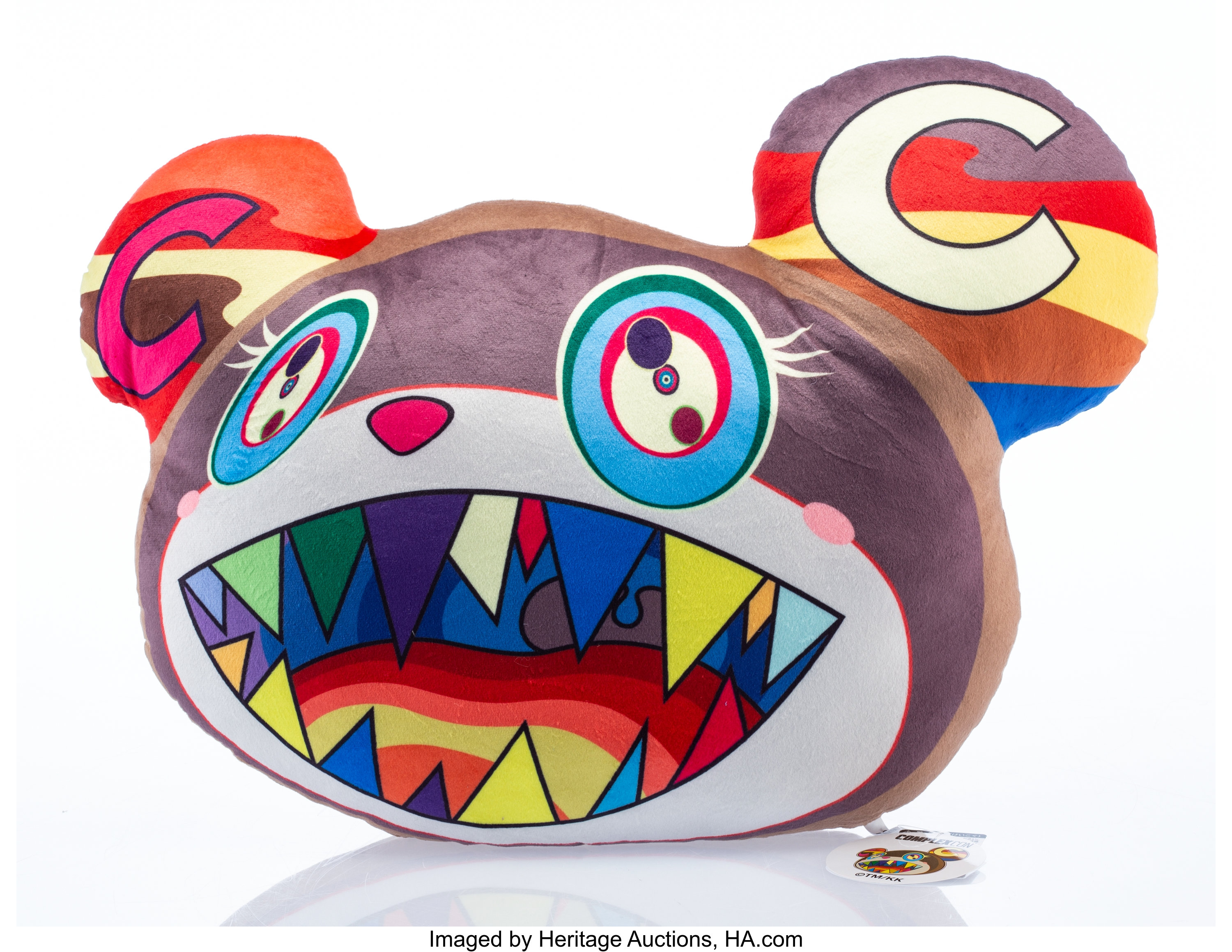 Sold at Auction: Takashi Murakami, TAKASHI MURAKAMI 'Ursa Bear' Plush Figure