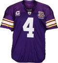 Lot Detail - 2009 Brett Favre Minnesota Vikings Game-Used & Autographed  Jersey (JSA • Vikings LOA)