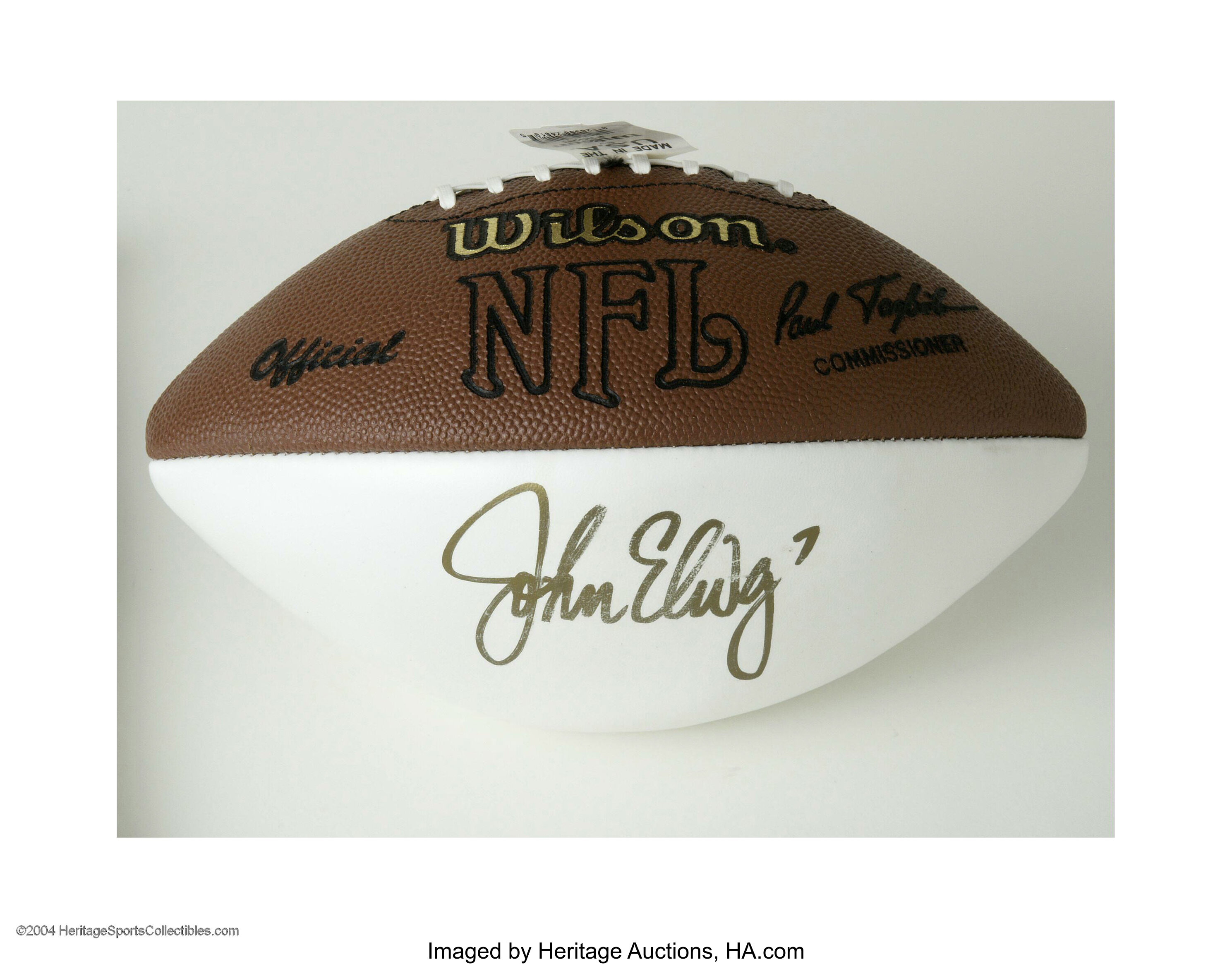 NFL John Elway Signed Footballs, Collectible John Elway Signed