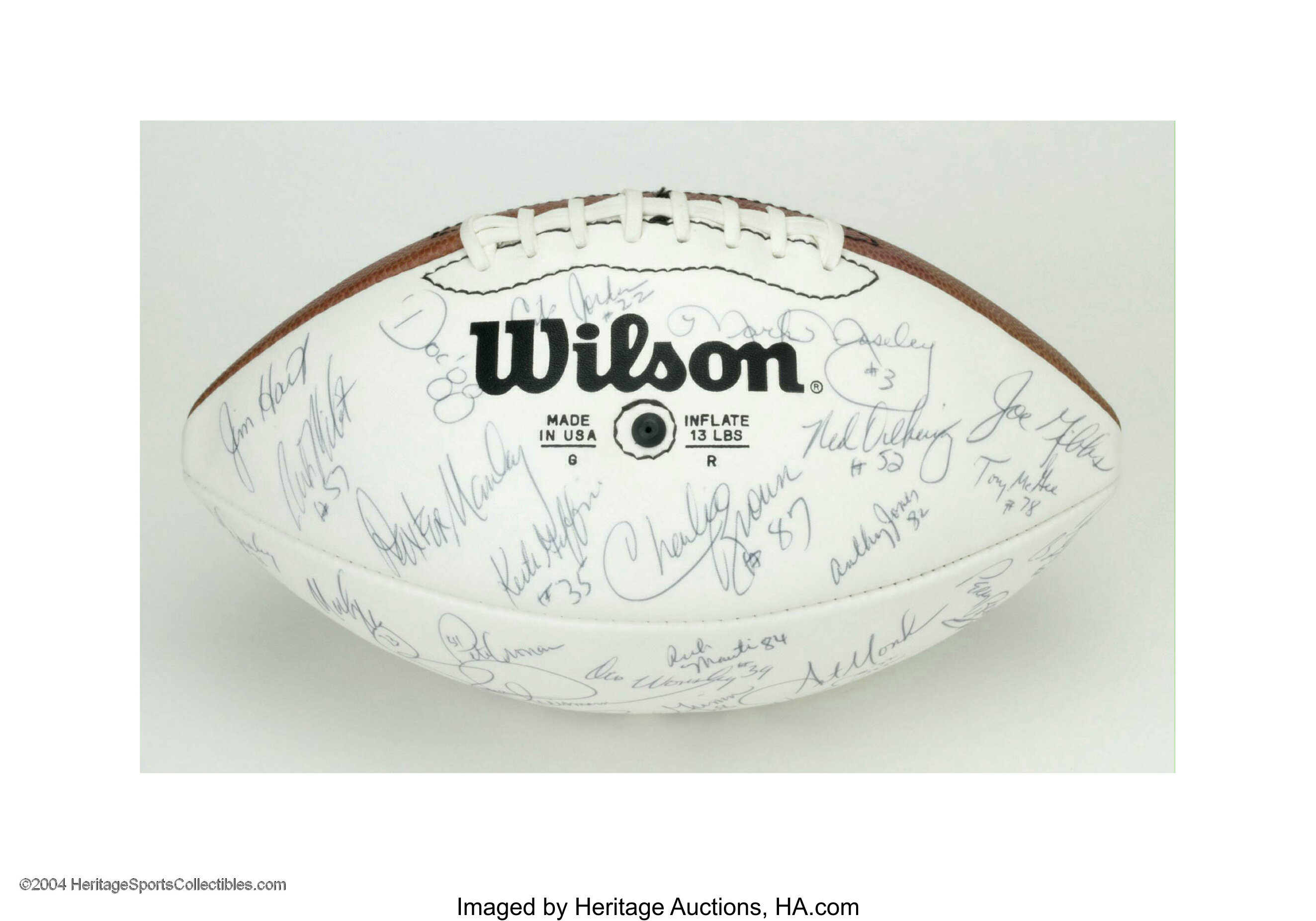 1985 NFC East Division Champions Washington Redskins Team Signed