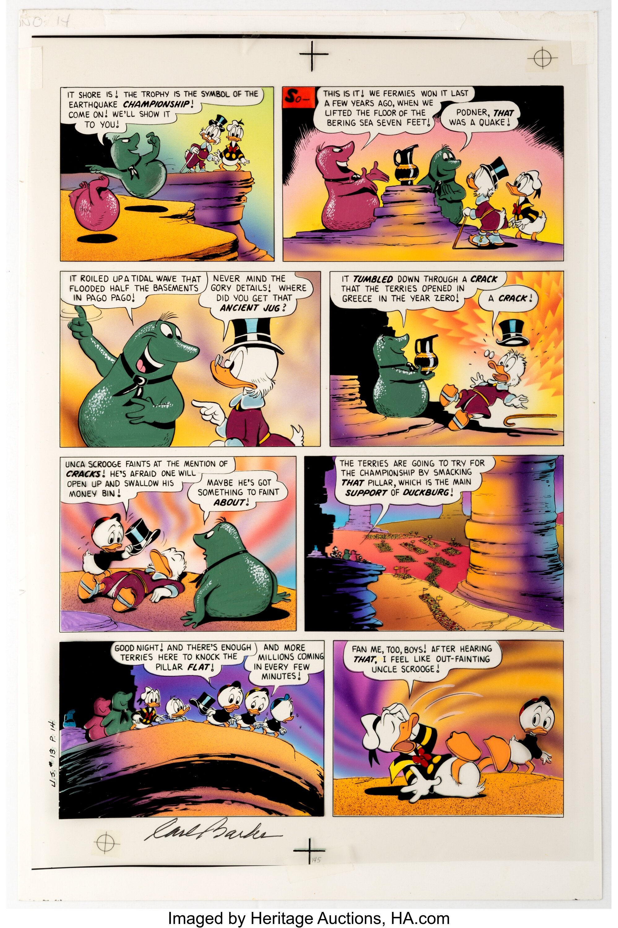 Peter Ledger Uncle Scrooge McDuck: His Life and Times Page