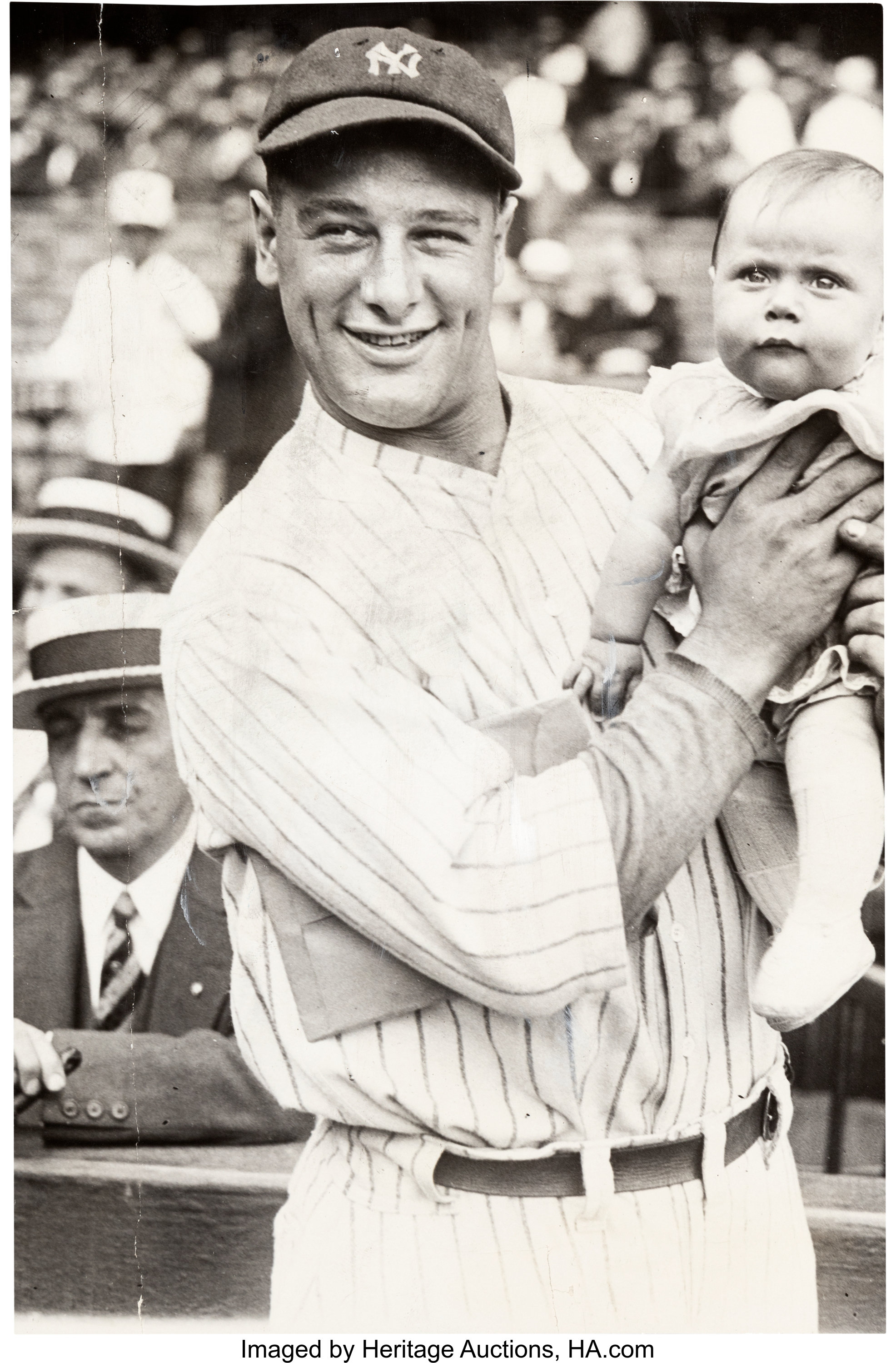 1923 Lou Gehrig Rookie Portrait - Possibly Earliest Yankees Photo PSA/DNA  Type 1 - SportsCare Physical Therapy