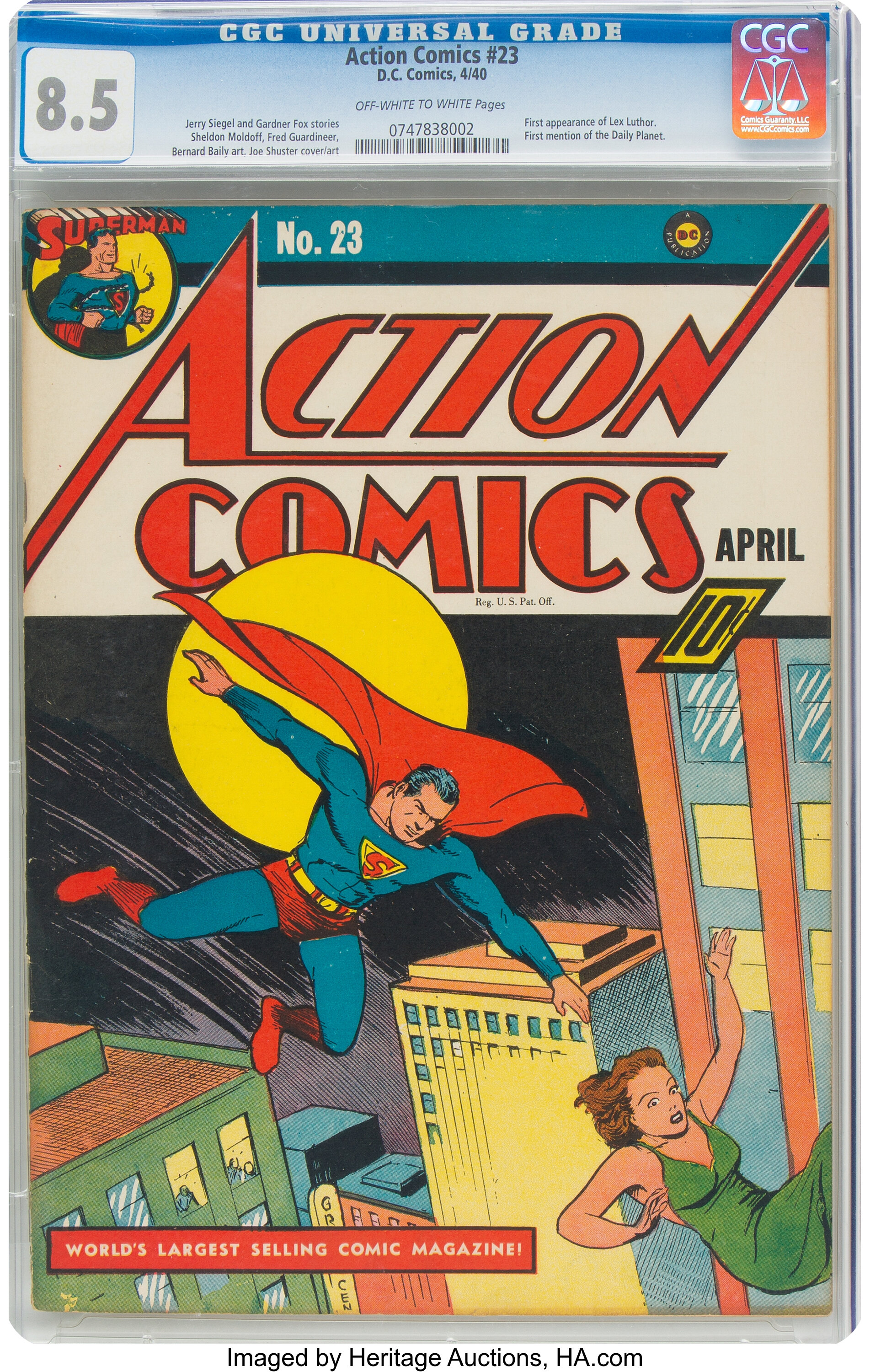 action comics issue 1 value