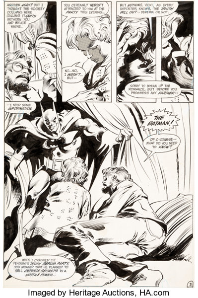 Gene Colan and Bob Smith Detective Comics #541 Story Page 3 | Lot #95099 |  Heritage Auctions