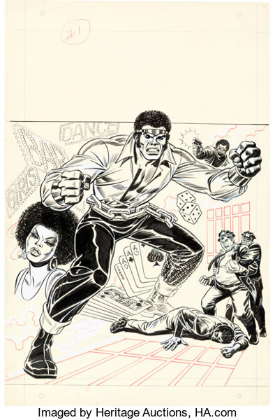 Original Comic Art:Covers, John Romita Sr. Hero for Hire