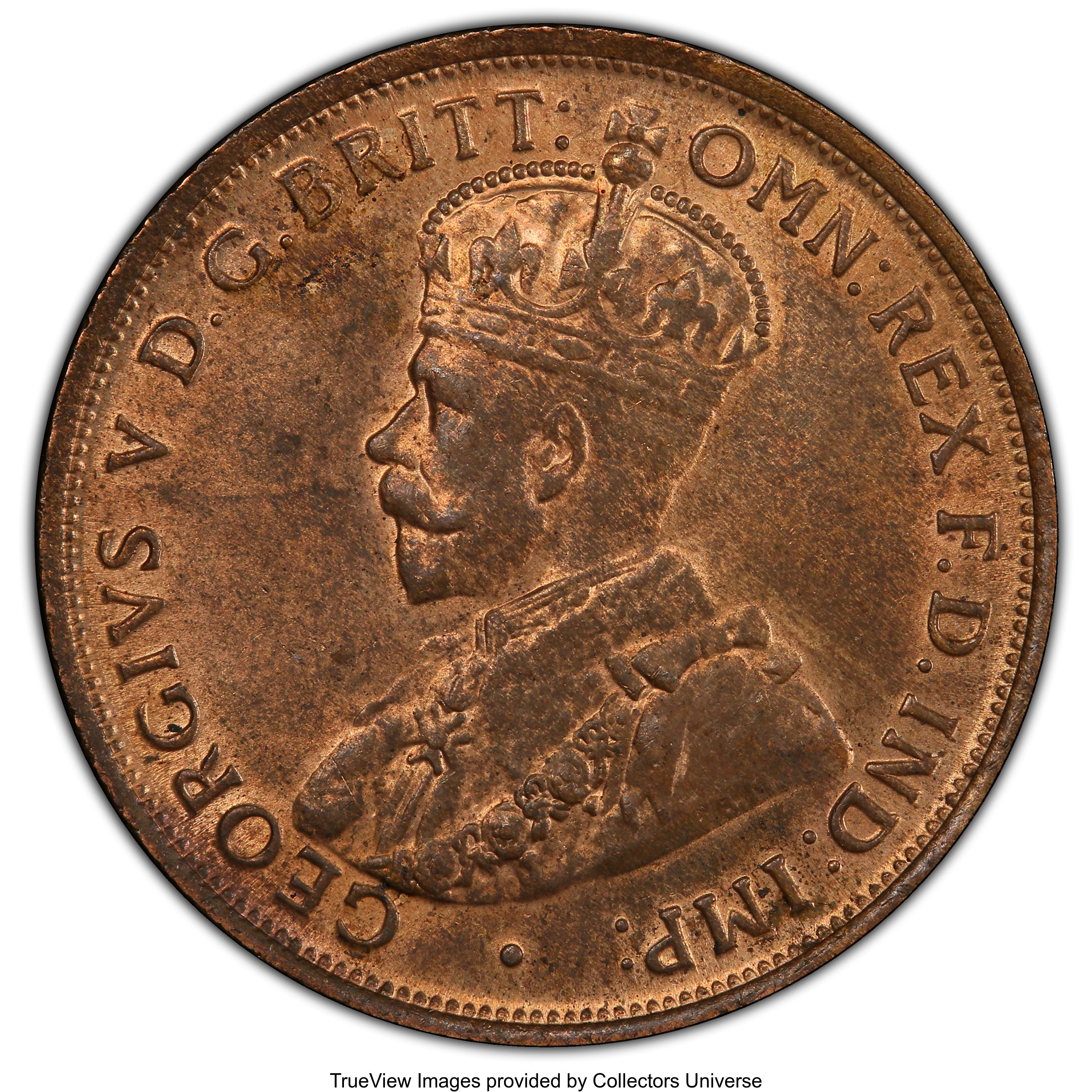 Australia: George V Penny 1913-(L) MS63 Red and Brown PCGS,... | Lot ...