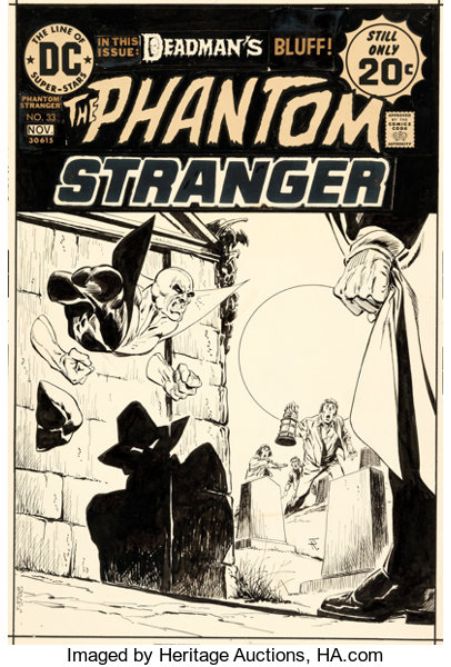 Original Comic Art:Covers, Jim Aparo Phantom Stranger #33 Cover Deadman Original Art (DC, 1974).... (Total: 2 Items)