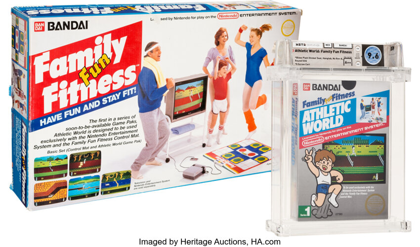 Athletic World: Family Fun Fitness [Gloss Plain Sticker, First, Lot #93001