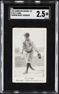 1921 E121 American Caramel Series of 80 Ty Cobb (Looking Right