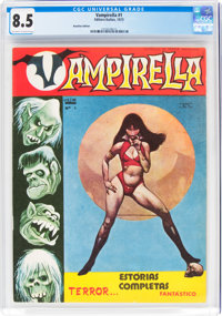 Vampirella #1 Brazilian Edition (Warren, 1973) CGC VF+ 8.5 Off-white to white pages