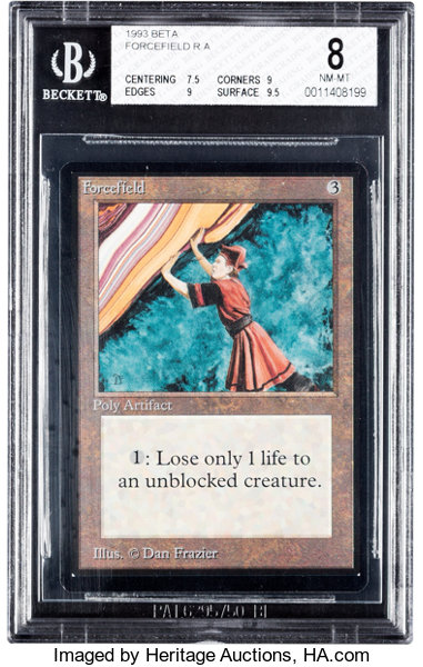 Magic: The Gathering Beta Edition Forcefield BGS 8 (Wizards of the