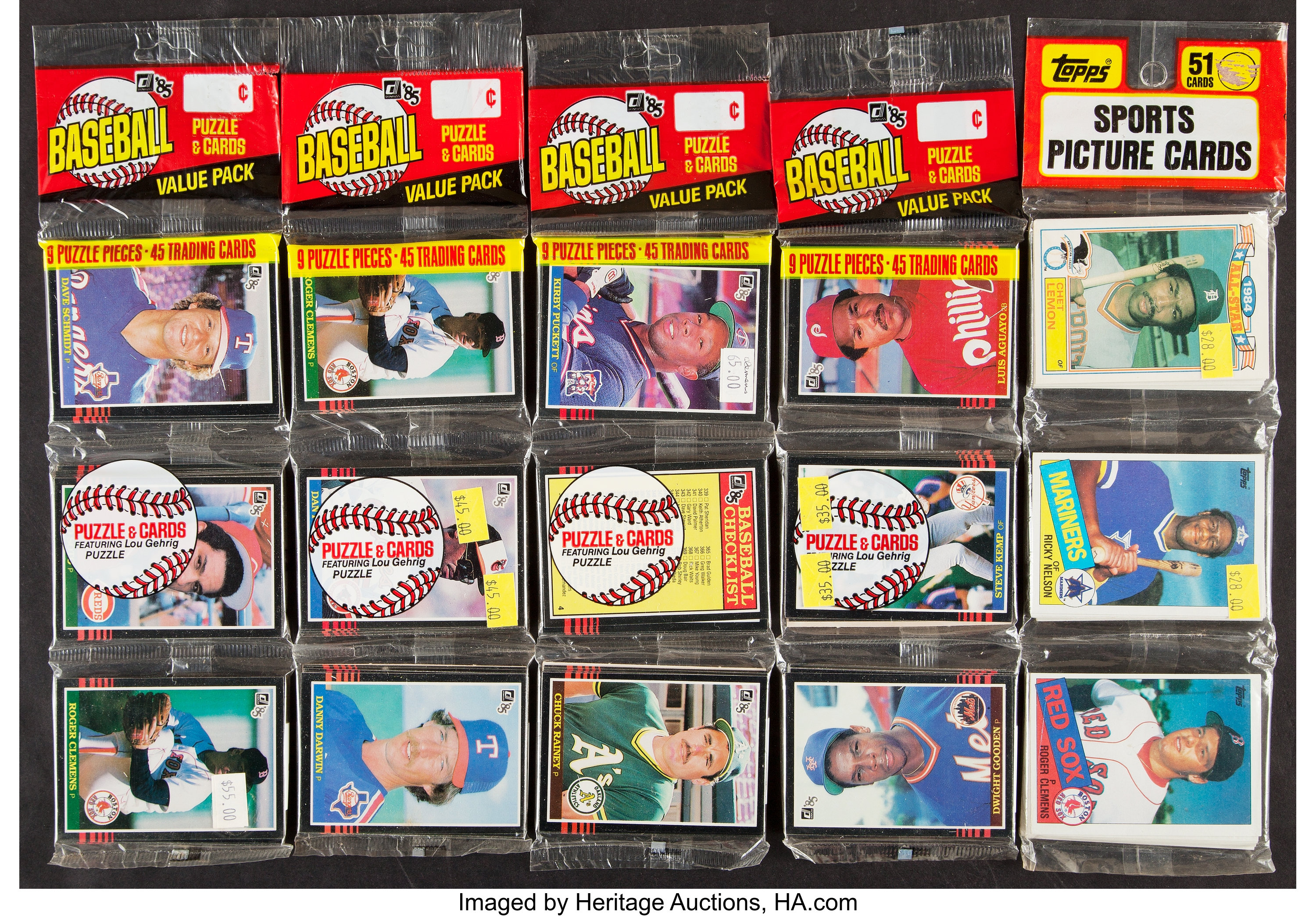 1986 Donruss Baseball Rack Pack 