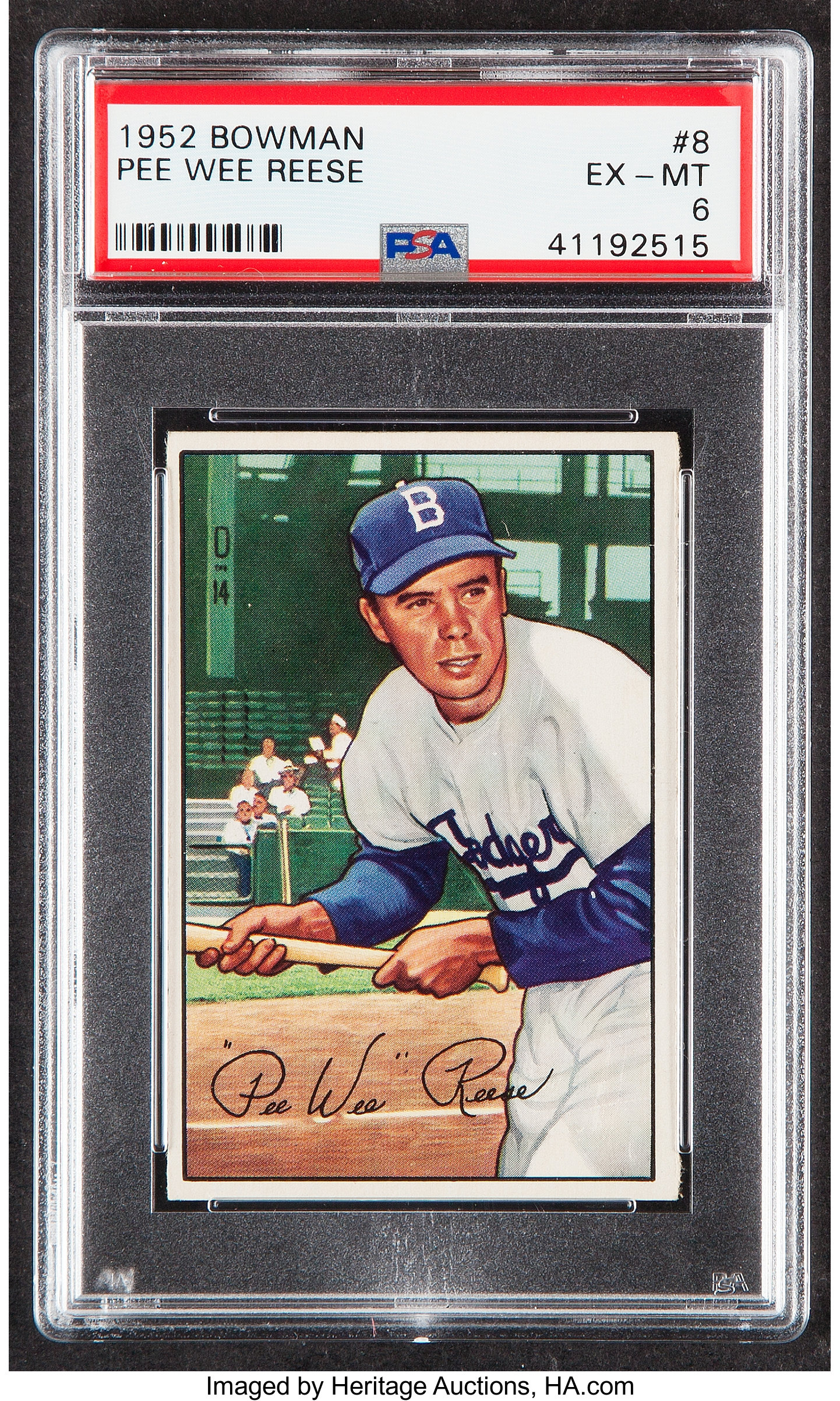 1954 Bowman Pee Wee Reese