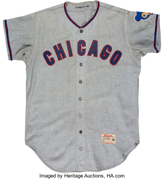 1965 Joe Amalfitano Game Worn Chicago Cubs Jersey. Baseball, Lot #57946