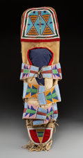 A Rare Crow Beaded Cloth Cradleboard... American Indian Art | Lot ...