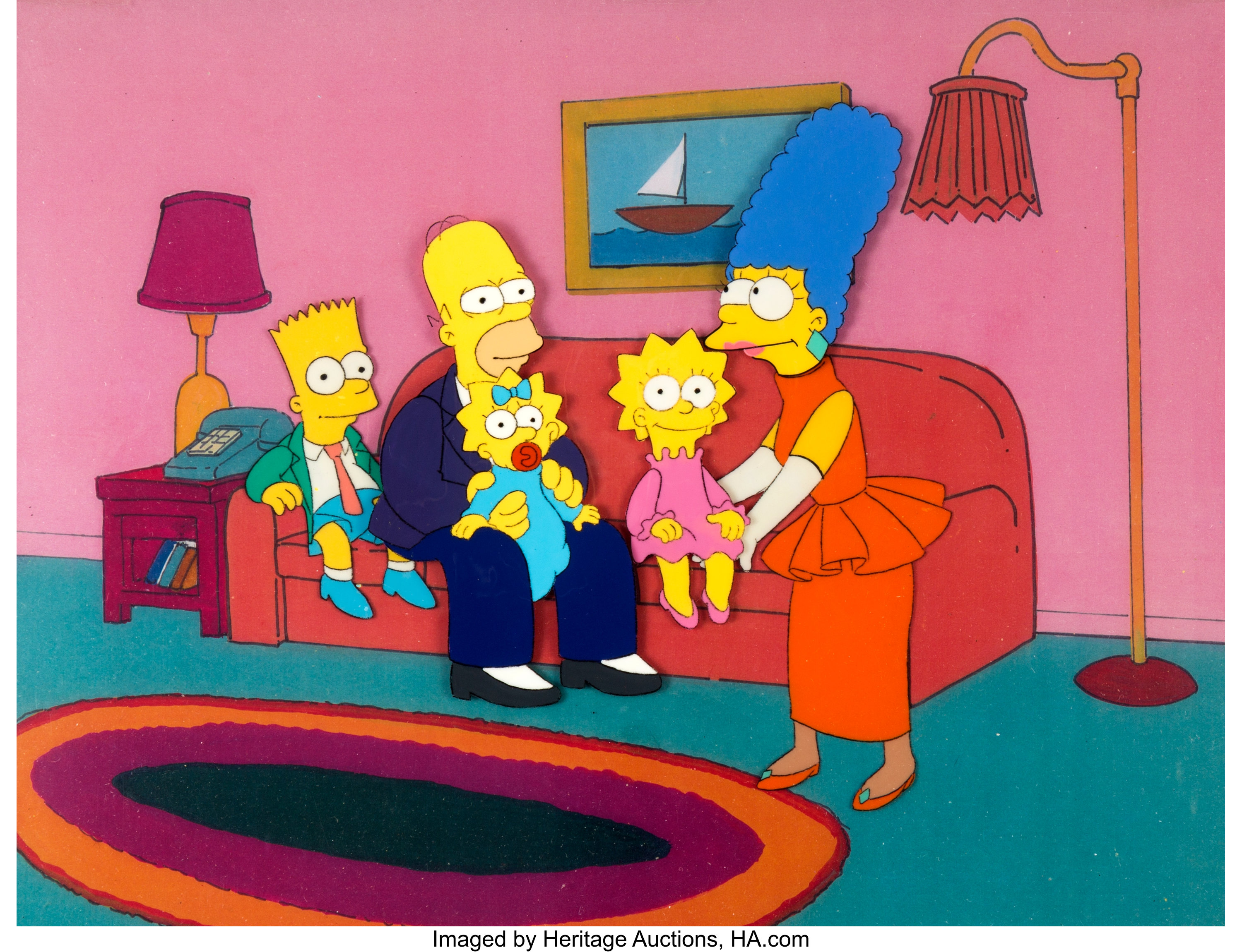 Bart Simpson Maggie Simpson Homer Simpson Milhouse Van Houten Lisa ...