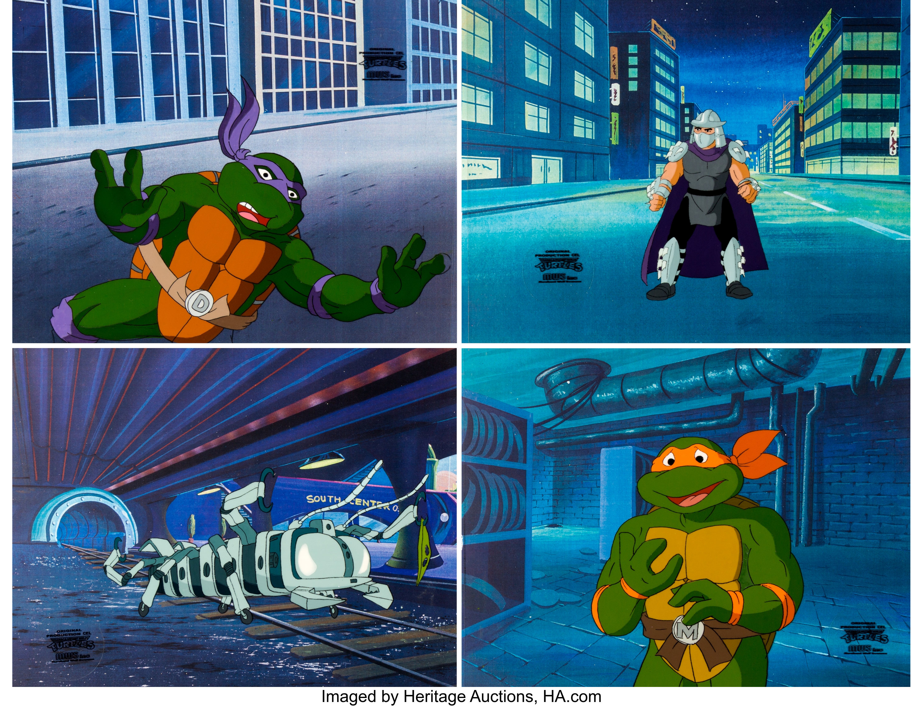 Rat King, Enter the Rat King, Teenage Mutant Ninja Turtles (TMNT) animation  cel, in O. M. Winters's Animation Art Comic Art Gallery Room