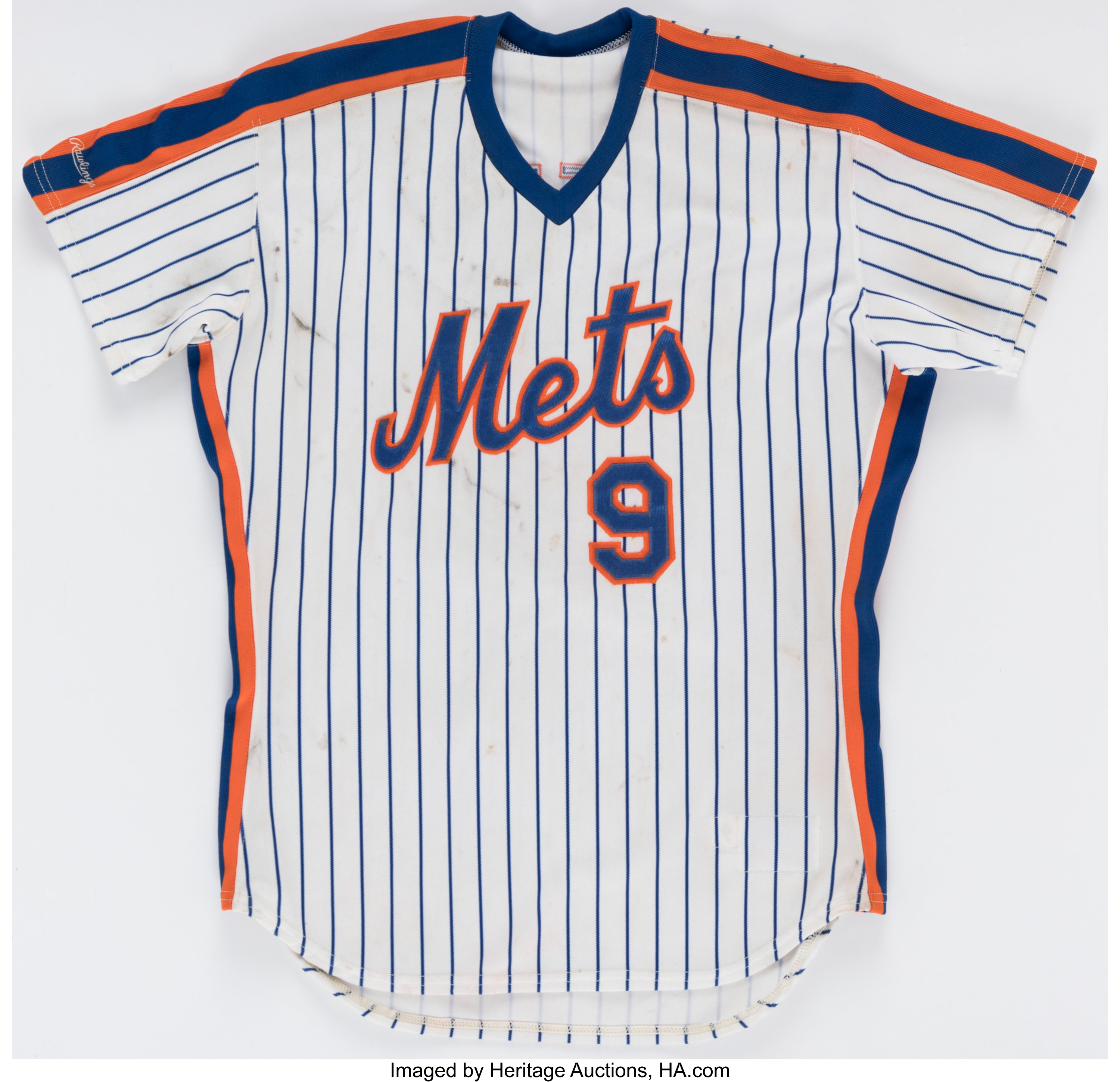 Gregg Jefferies Game-Worn Mets Jersey. Baseball Collectibles, Lot  #43154