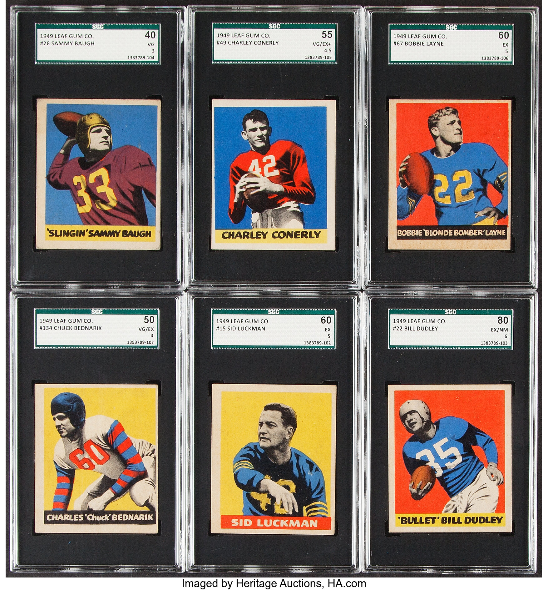 1949-leaf-football-complete-set-49-football-cards-sets-lot