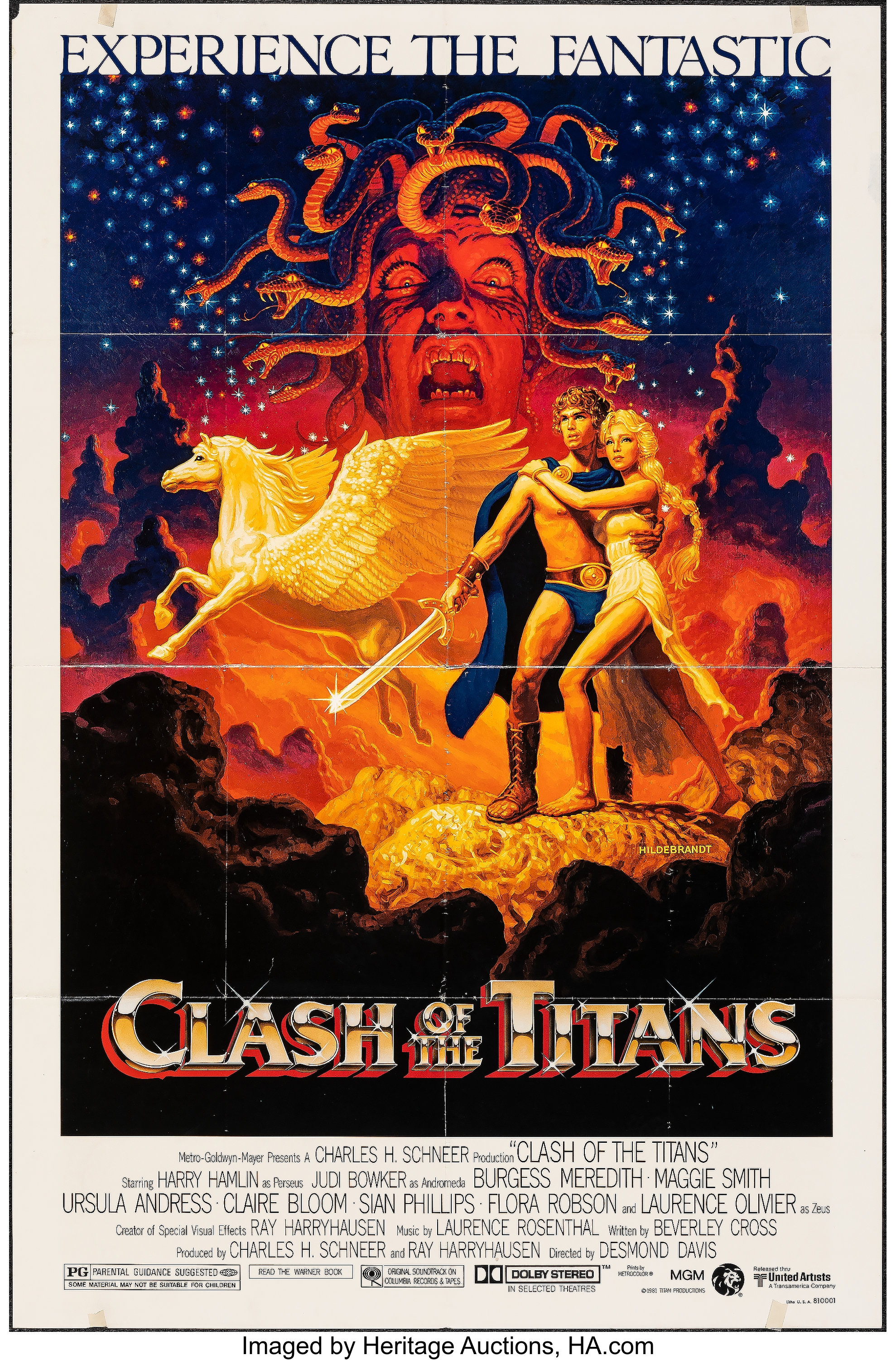 Clash of The Titans (1981) movie trading cards. Hamlin Bowker