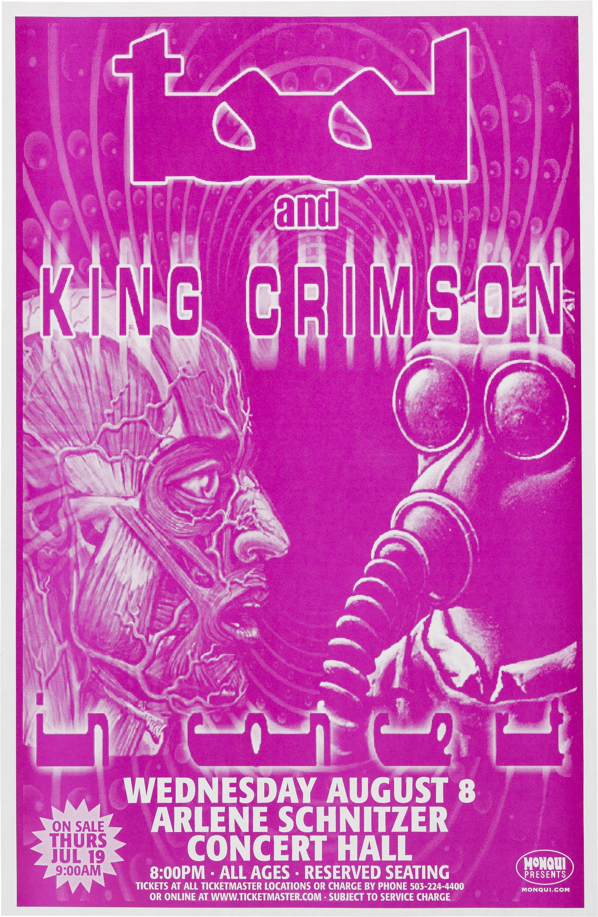 Tool King Crimson 11 X 17 Arlene Schnitzer Concert Hall Concert Lot 89935 Heritage Auctions