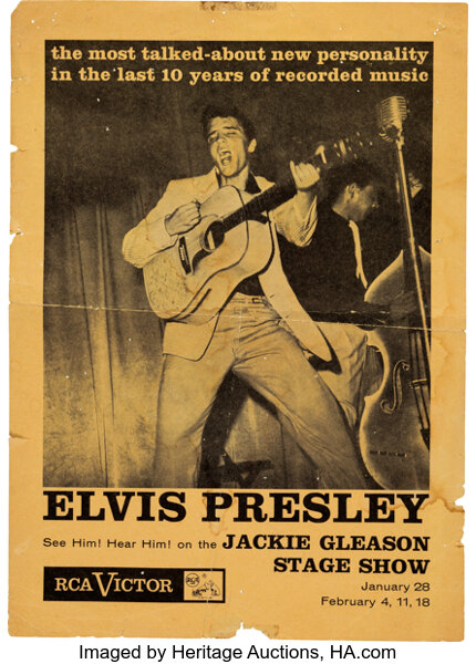 Elvis Presley January 1956 RCA Promotional Handbill for Very