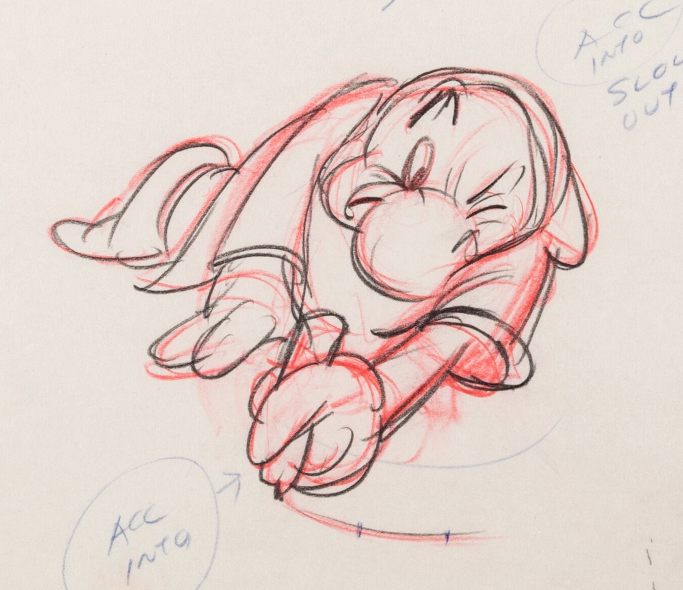 Snow White and the Seven Dwarfs Grumpy Animation Drawing (Walt | Lot ...