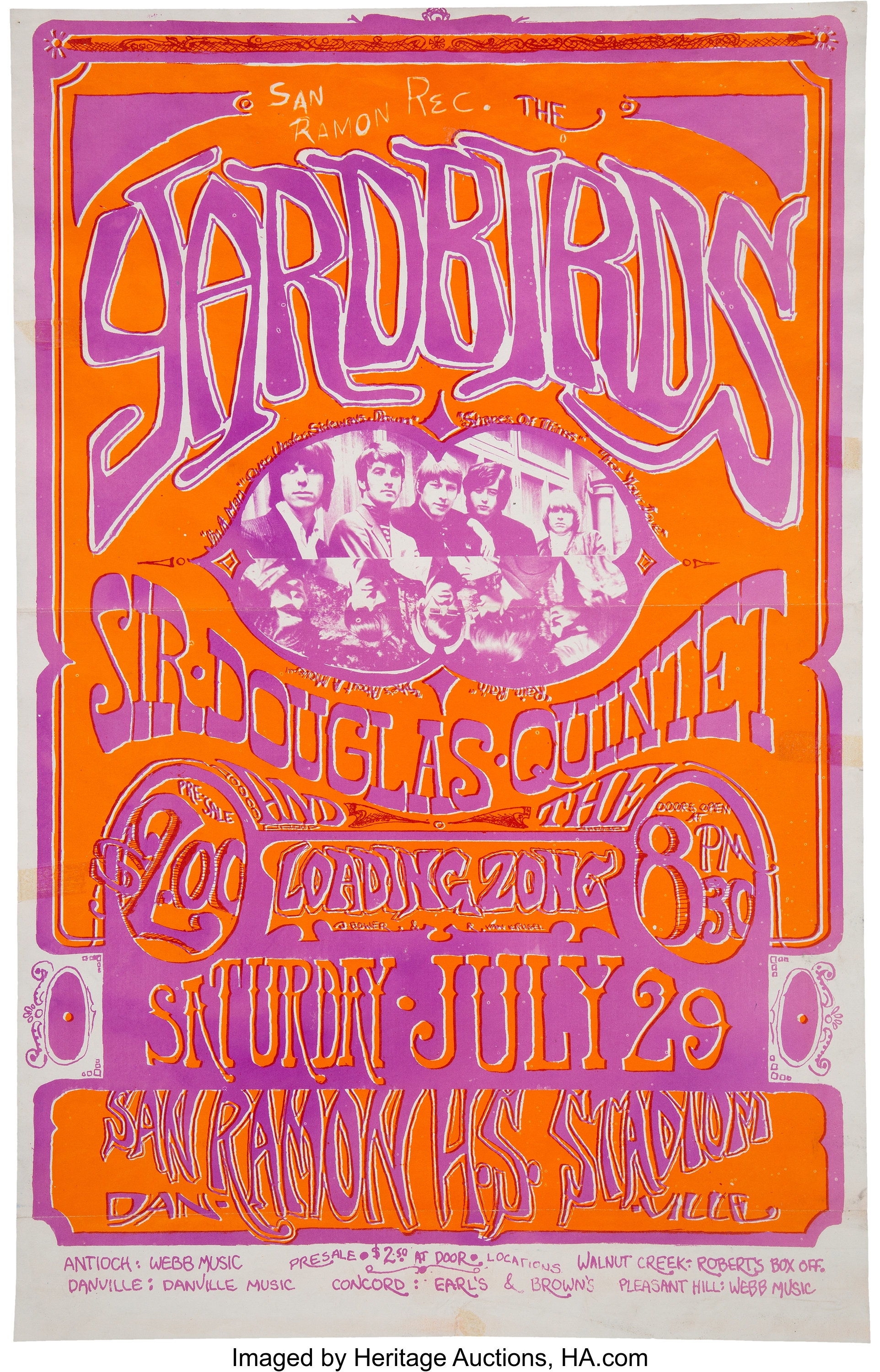 yardbirds 1967 tour dates