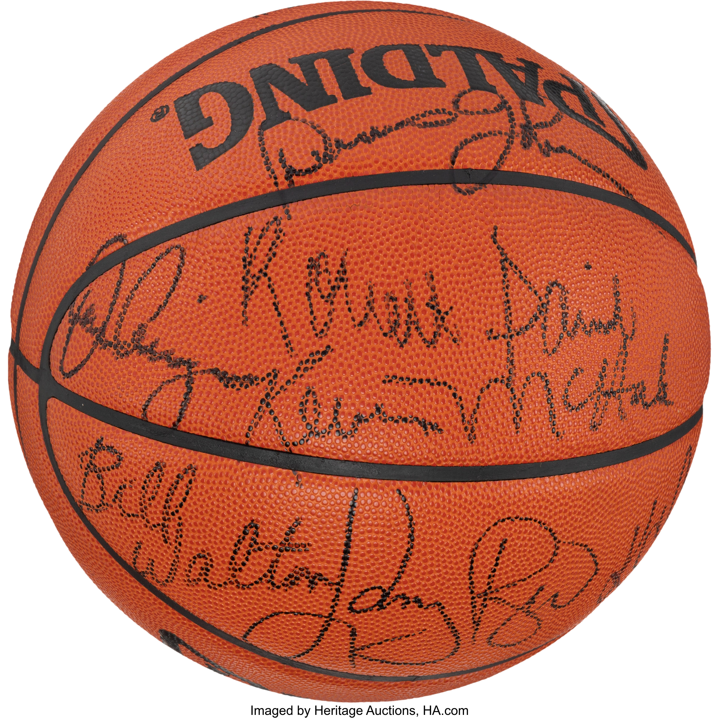 BOSTON CELTICS team signed autographed photo COA 86/87 Hologram main image 1