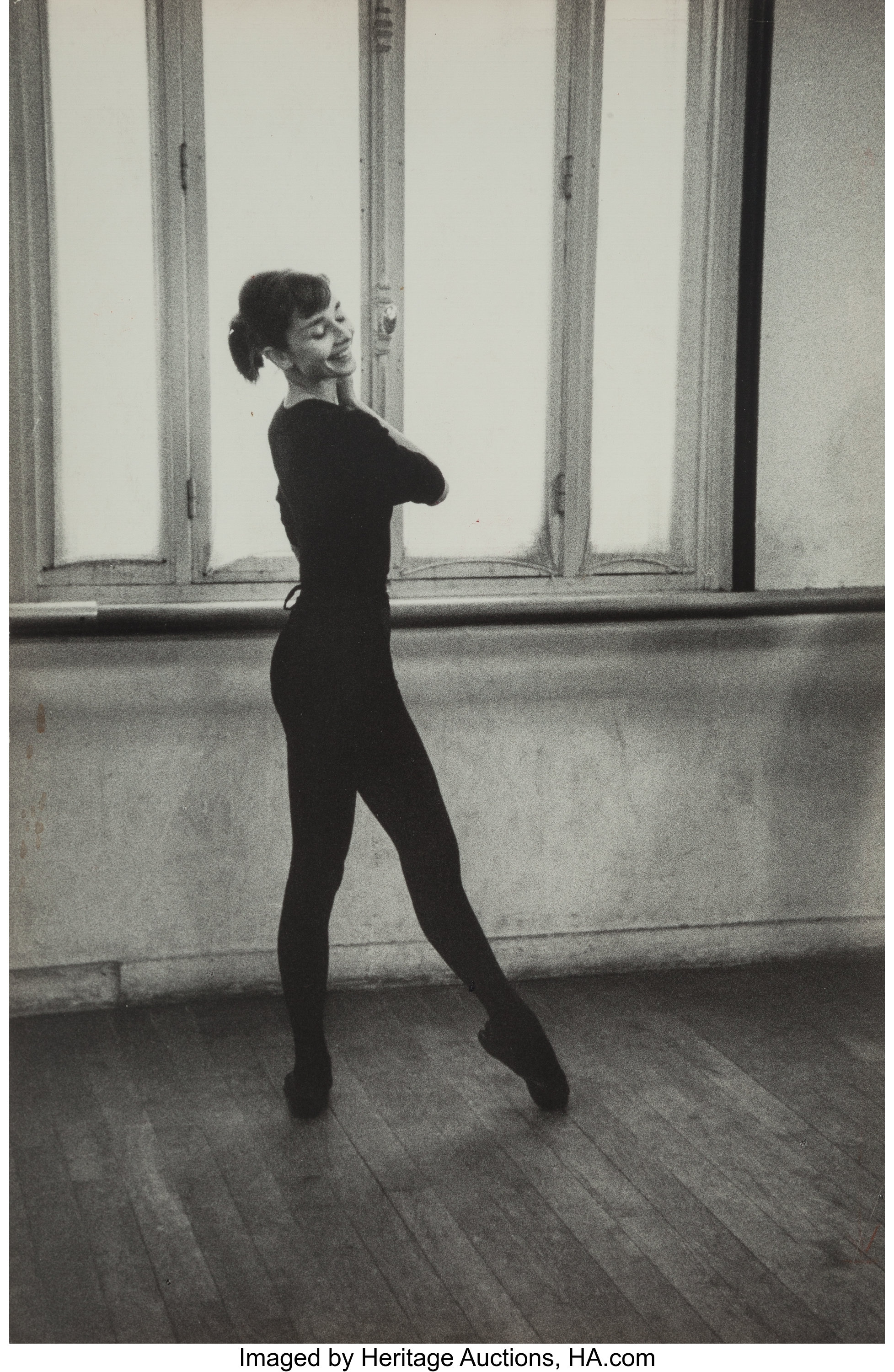 David 'Chim' Seymour (Polish, 1911-1956). Audrey Hepburn, During