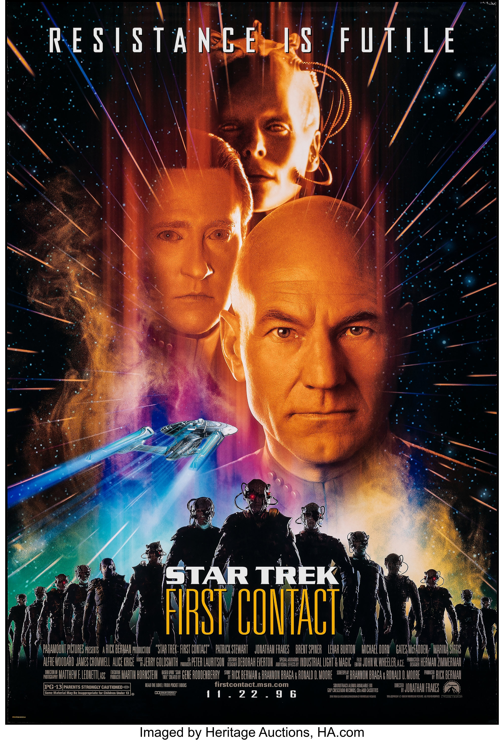 star trek first contact poster