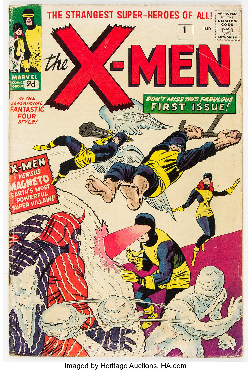 X Men 1 Uk Edition Marvel 1963 Condition Vg Silver Age Lot Heritage Auctions