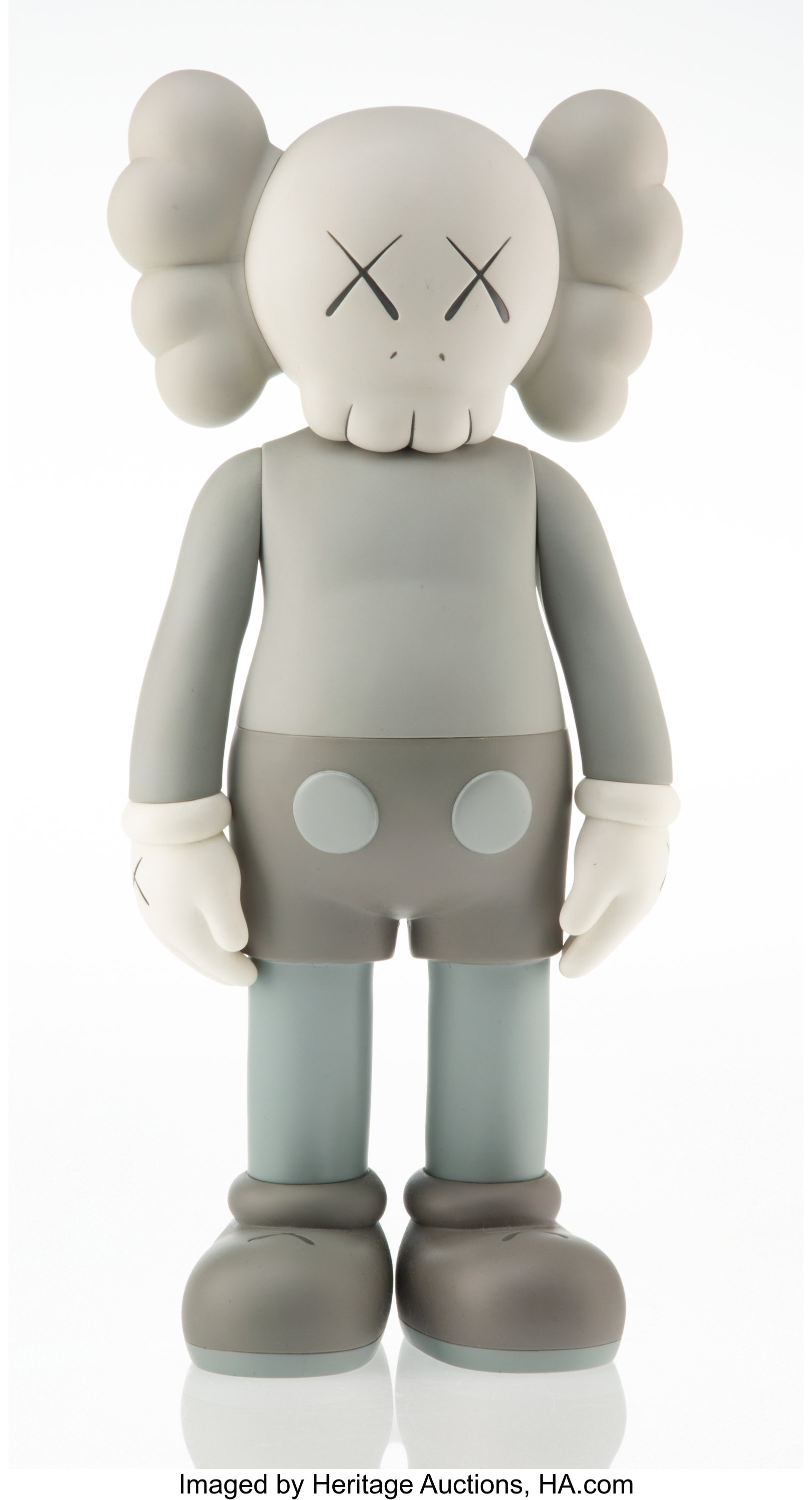 KAWS (b. 1974). Five Years Later Companion (Grey), 2004. Painted | Lot ...