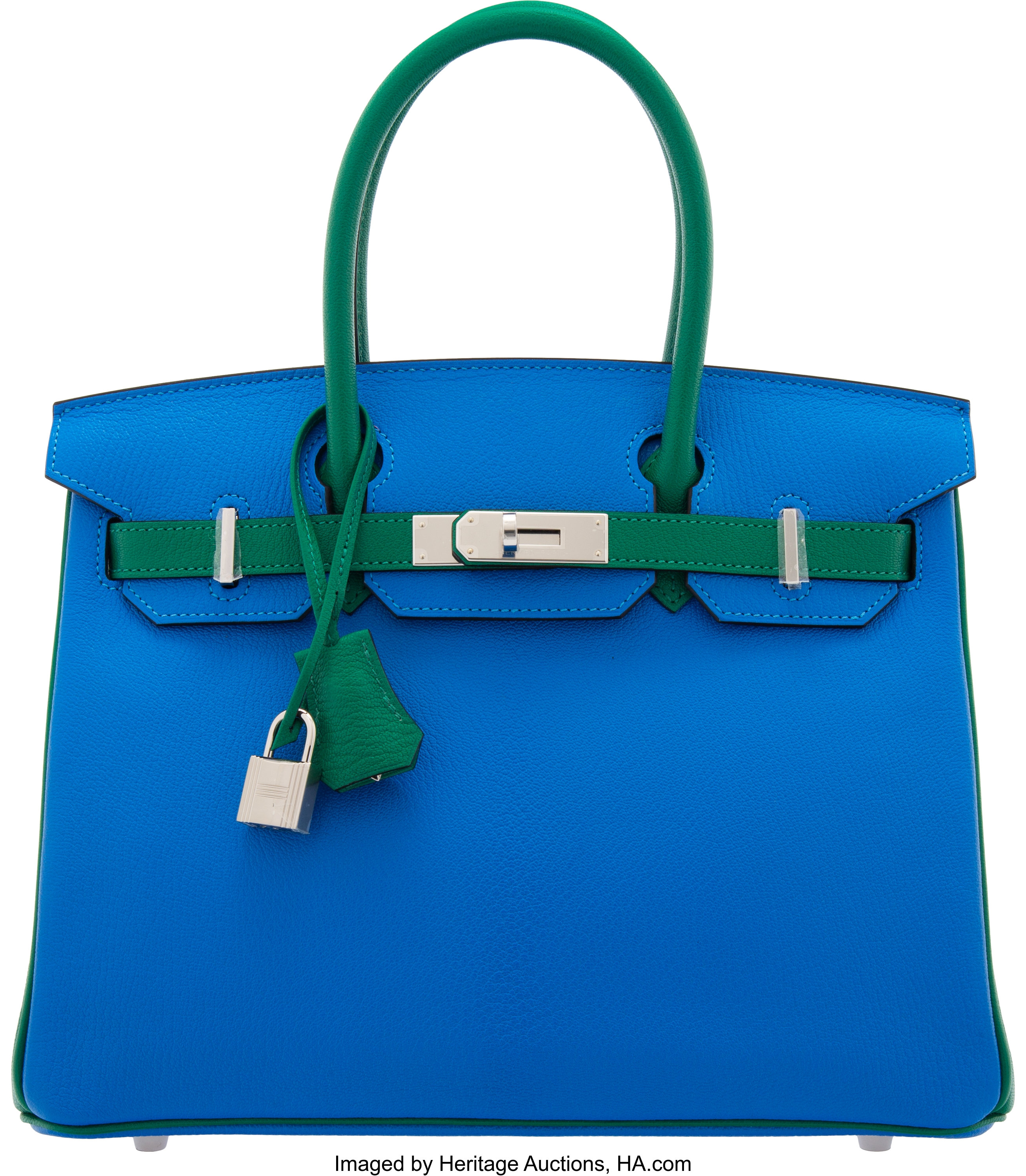 Hermes 30cm Birkin Bag In Latest Blue