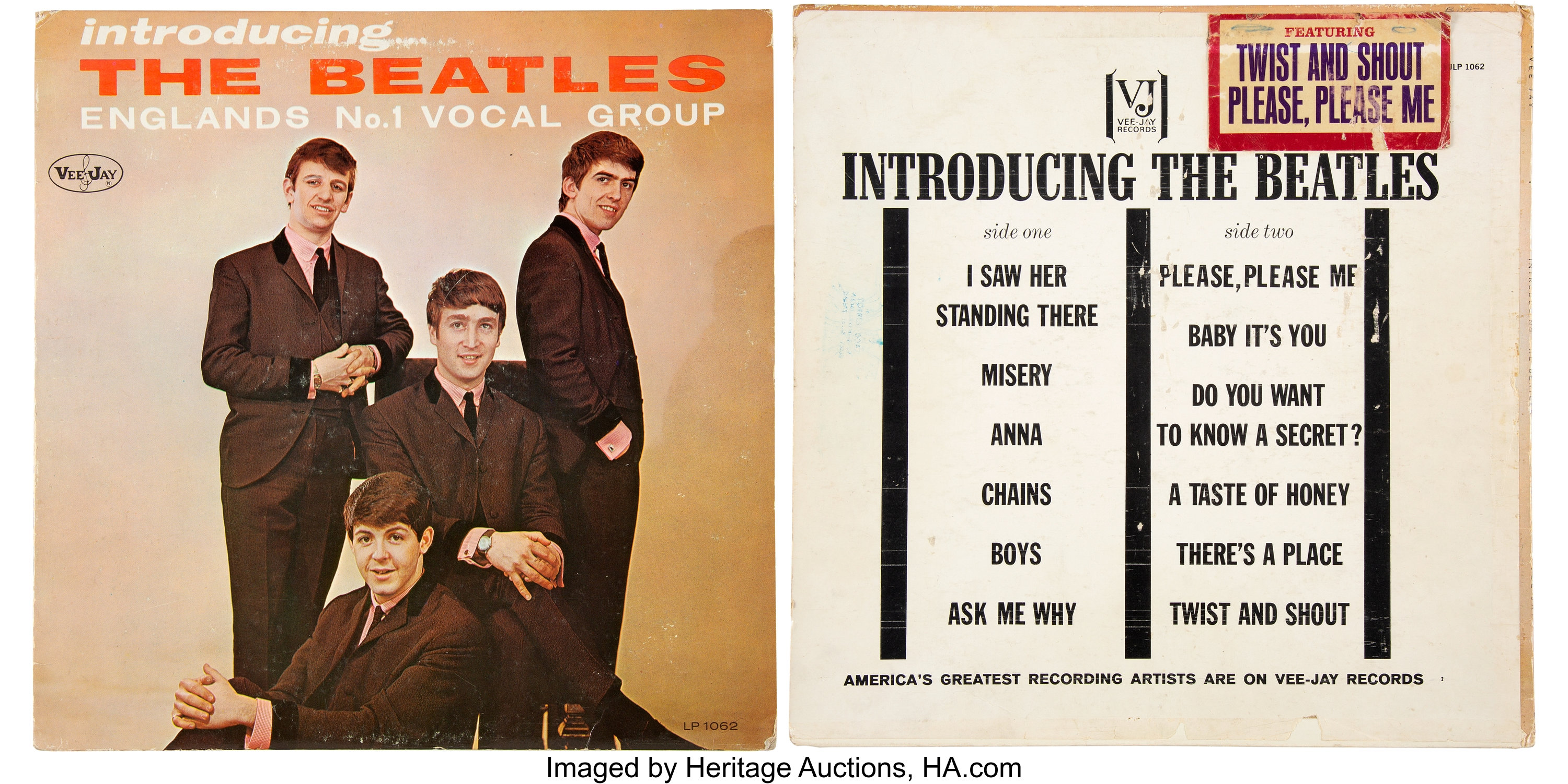 The Beatles Introducing...The Beatles Mono LP with Rare Promo Hype