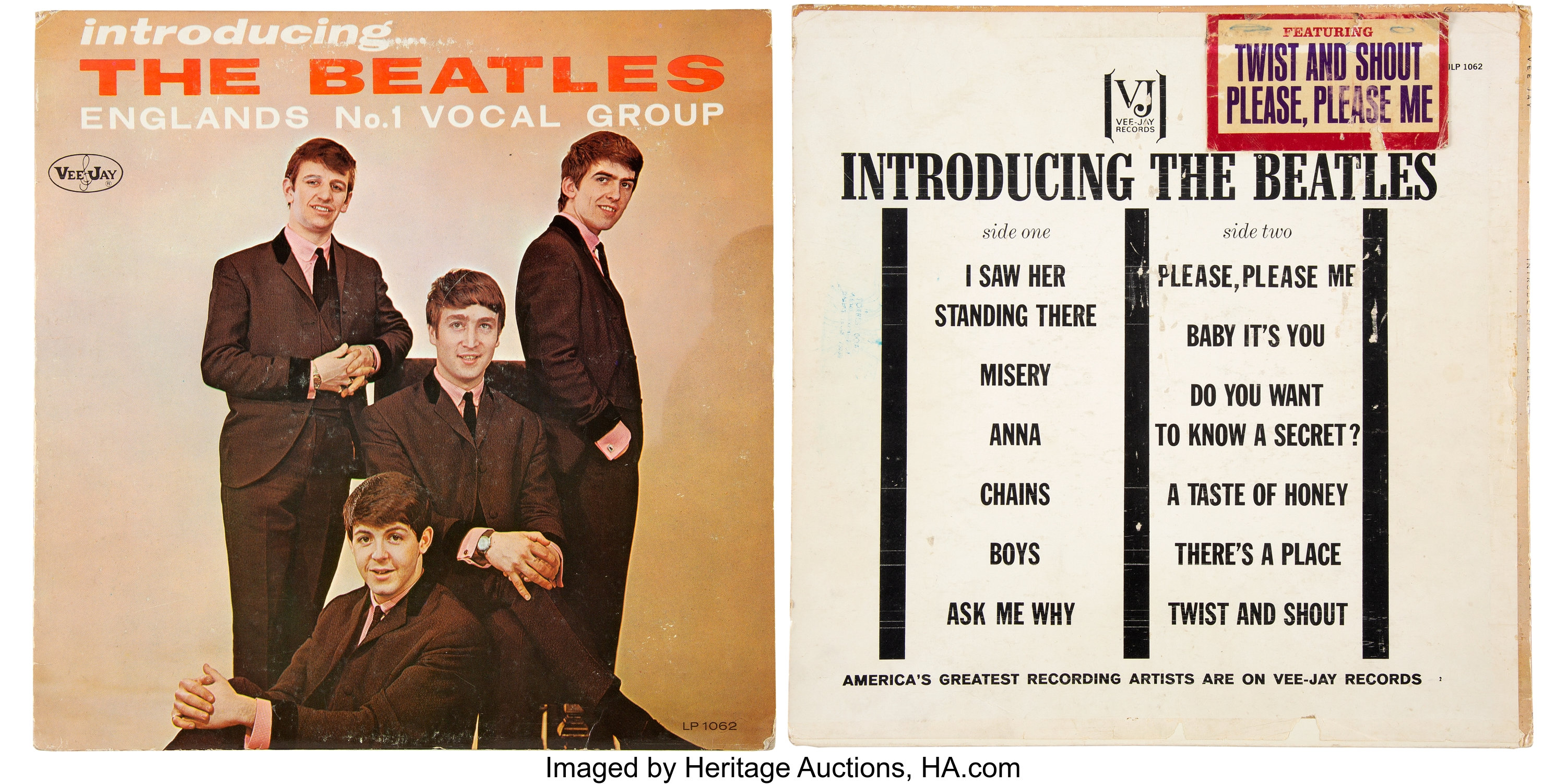 The Beatles Introducing...The Beatles Mono LP with Rare