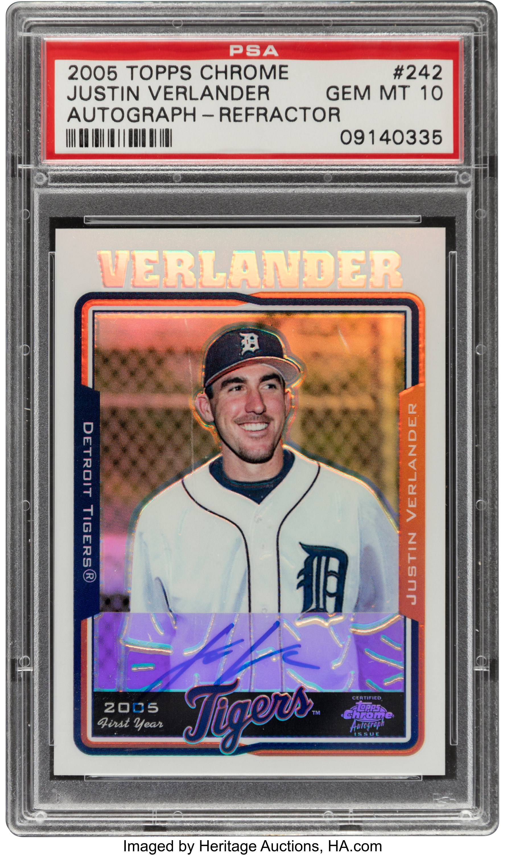 Lot - (NM-MT) 2005 Topps Justin Verlander Rookie #677 Draft Pick