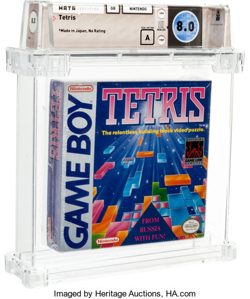 Tetris [Standard Release] Wata  A Sealed GB Nintendo 1989 | Lot #93036 |  Heritage Auctions