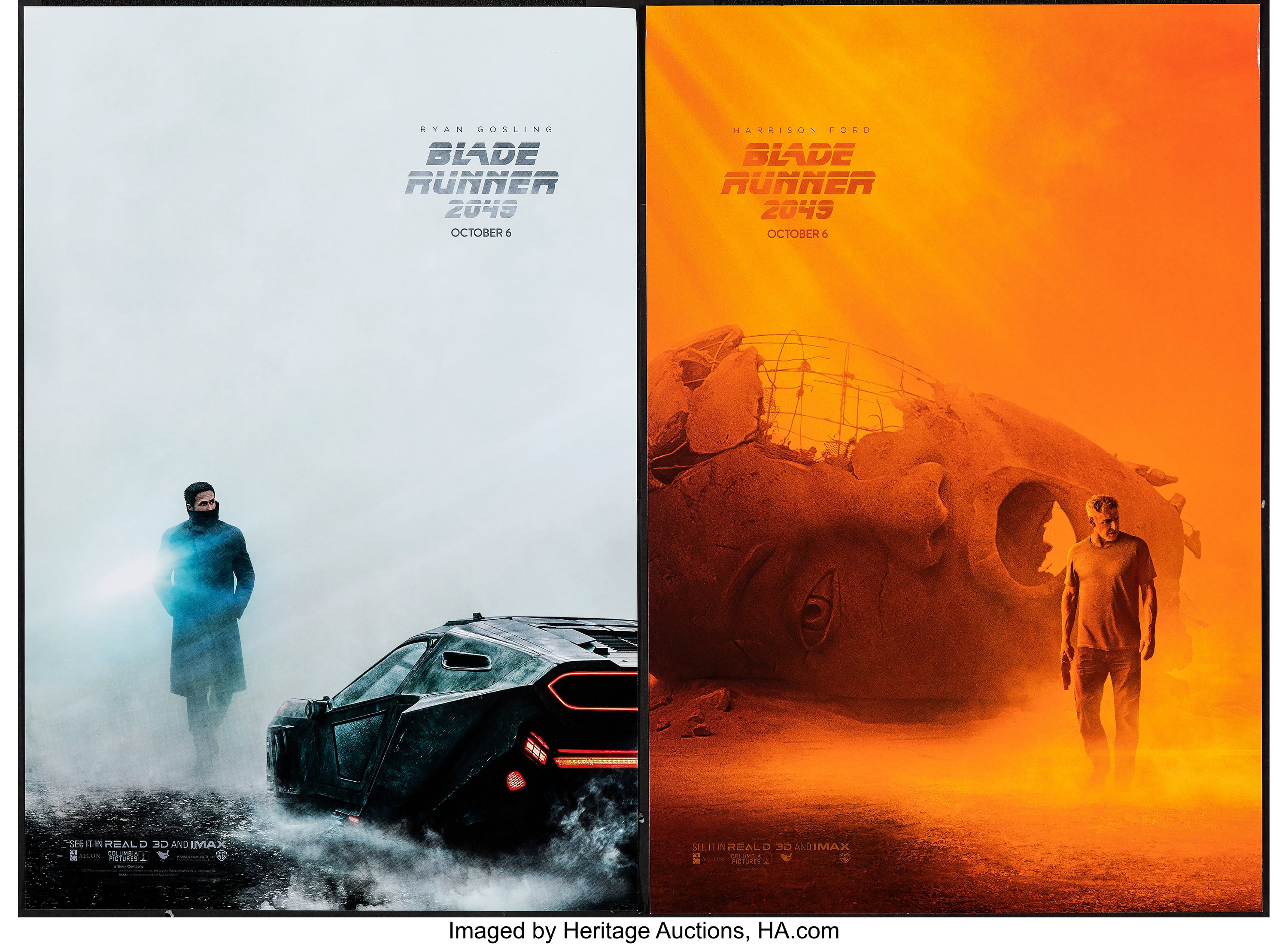 Blade Runner 2049 Warner Bros 2017 Rolled Very Fine Imax Lot 53057 Heritage Auctions